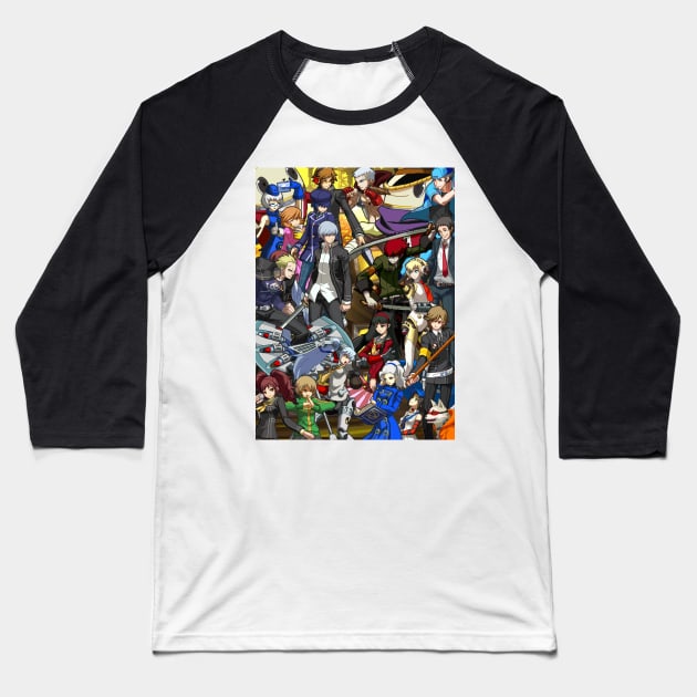 Persona 4 Arena Ultimax - Fight! Baseball T-Shirt by Vino